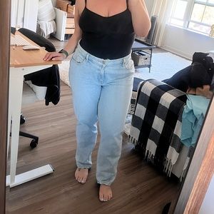 Abercrombie curve low rise 90s straight